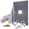 VEVOR Waterproofing Shower Kit Σετ Ντους Δίσκος 38&#039;&#039;x60&#039;&#039; με Κεντρική Αποχέτευση PVC