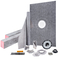 VEVOR Waterproofing Shower Kit Kit Ντους Δίσκος 48&#039;&#039;x72&#039;&#039; με Κεντρική Αποχέτευση PVC
