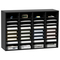 VEVOR Wood Literature Organizer, 36 διαμερίσματα, Ταξινόμηση αρχείων με αφαιρούμενα ράφια, Υποδοχή γραμματοκιβωτίων για Office Home Classroom Οργανισμός Mailrooms, Πιστοποίηση EPA, Μαύρο