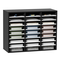 VEVOR Wood Literature Organizer File Sorter Βάση αποθήκευσης χαρτιού 27 υποδοχές Μαύρο