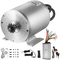 VEVOR Ηλεκτρικός κινητήρας DC χωρίς ψήκτρες 48V 2000W Ηλεκτρικός κινητήρας χωρίς ψήκτρες 4300 RPM κινητήρας υψηλής ταχύτητας με ελεγκτή 34A και λαβή γκαζιού για Go Kart ATV Ηλεκτρικό σκούτερ μοτοσικλέτας Μοτοσικλέτα μεσαίας κίνησης DIY