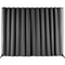 VEVOR Room Divider, 8 ft x 10 ft, φορητό διαχωριστικό δωματίου με ρόδες, διαχωριστικό κουρτινών με τροχούς, οθόνη Privacy divider για γραφείο, υπνοδωμάτιο, τραπεζαρία, γραφείο, ανοιχτό γκρι