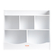 VEVOR Wood Kid Storage Cubby, Organizer αποθήκευσης παιχνιδιών με ράφι, 5-Cubby Ξύλινο ντουλάπι αποθήκευσης παιχνιδιών, Παιδικό ράφι παιχνιδιών βιβλίων για παιδικό δωμάτιο, Παιδικός χώρος, νηπιαγωγείο, νηπιαγωγείο, λευκό