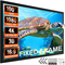 VEVOR 100 Inch Diagonal Projector Screen 16:9 4K HD Projector Aluminum Frame Portable Screen Screen Sputation Wall for Home Threater Outdoor Use (100inch)