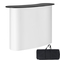 VEVOR Portable Tradeshow Podium Podium, 51,18&quot; x 18,31&quot; x 37,4&quot;, Εκθεσιακός πάγκος έκθεσης με τοίχο, Πτυσσόμενος πίνακας προώθησης λιανικής μπαρ Pop Up Podium με ράφι αποθήκευσης, τσάντα μεταφοράς