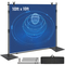 Kit Pipe and Drape VEVOR 10ft x 10ft, Βάση για σκηνικό βαρέως τύπου με βάση από ανθρακούχο χάλυβα, ρυθμιζόμενη στήριξη σκηνικού με 6 σφιγκτήρες και μια τσάντα μεταφοράς για γάμους, πάρτι, εκδηλώσεις, φωτογραφία και έκθεση