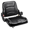 VEVOR Universal Forklift Seat, αναδιπλούμενο κάθισμα τρακτέρ με ρυθμιζόμενη γωνία πλάτη, μικροδιακόπτης και πτυσσόμενη ζώνη ασφαλείας, 6,3-13,4 ιντσών κάθισμα περονοφόρου για εκσκαφέα φορτωτή τρακτέρ