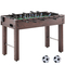 Τραπέζι VEVOR Foosball, Τραπέζι Foosball 48 ιντσών κανονικού μεγέθους, Εσωτερικό τραπέζι πλήρους μεγέθους για σπίτι, οικογένεια και αίθουσα παιχνιδιών, σετ τραπέζι ποδοσφαίρου με ποδόσφαιρο, περιλαμβάνει 2 μπάλες και 2 ποτηροθήκες