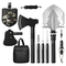 VEVOR Survival Shovel Survival Axe 16-σε-1 Κάμπινγκ πτυσσόμενα φτυάρια με τσεκούρι
