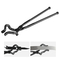 VEVOR Blacksmith Tongs, 18” Z V-Bit Tongs, Carbon Steel Forge Tongs με Α3 Ατσάλινα πριτσίνια, για λεπίδες μαχαιριών, μακριά κομμάτια, κυκλικά σφυρήλατα, για αρχάριους και έμπειρους σιδηρουργούς και λεπίδες