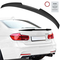 VEVOR GT Wing Spoiler Car, Spoiler 48,4 ιντσών, Συμβατό με BMW F30 2012-2018, Υλικό ABS υψηλής αντοχής, Βαφή ψησίματος, Πτέρυγα πίσω αεροτομής αυτοκινήτου, Αγωνιστικά σπόιλερ για αυτοκίνητα, γυαλιστερό μαύρο