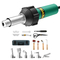 VEVOR Hot Air Plastic Welder 1600W PVC TPO Vinyl Heat Gun Torch &amp; 17 Accessories