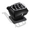 VEVOR 48L Top Case Μοτοσικλέτας Universal Ουρά μοτοσικλέτας με Ανακλαστικό Πάνελ