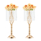 VEVOR 2PCS 55cm/21,65” Ψηλό Κρυστάλλινο Βάζο Γάμου για Διακόσμηση Πάρτυ