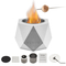 VEVOR Επιτραπέζιο Fire Pit Bowl Τζάκι από σκυρόδεμα Εσωτερικό εξωτερικό για Αίθριο