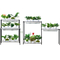 Βάση φυτών VEVOR DIY με Grow Lights 6 επιπέδων 192W 70,9&quot; Ψηλό ράφι ανάπτυξης φυτών