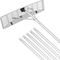 VEVOR Snow Roof Rake, 25&quot; Blade Snow Removal Tool, 21ft Reach Αλουμινένιο φτυάρι οροφής, ρολόι για προστασία οροφής, αντιολισθητική λαβή λαβής, εύκολη εγκατάσταση και χρήση για στέγη σπιτιού, χιόνι αυτοκινήτου, βρεγμένα φύλλα