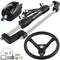 VEVOR Hydraulic Steering Kit 300HP, Hydraulic Boat Steering Kit Hem Pump, Hydraulic Boat Steering Kit Χωρίς υδραυλικό σωλήνα διεύθυνσης για σύστημα διεύθυνσης σκάφους