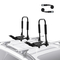 VEVOR Kayak Roof Rack 1 Pair J-Bar, Soft Roof Rack Quick Folding, Top Mount Tie Down, Carrier for kayak, Surf Board, Canoe, SUP, Ski Board, Mount on Car, SUV, Truck, 1 Kayak