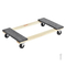 VEVOR Furniture Dolly, χωρητικότητα φόρτωσης 1000 lbs, 18&quot; x 30&quot;, 4 x 3&quot; PP περιστρεφόμενοι τροχοί, βαρέως τύπου έπιπλα σκληρού ξύλου Moving Dolly, Mover&#039;s Dolly, Κινητό καρότσι με ρόδες για βαρύ καθαρισμό οικιακών επίπλων