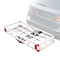 VEVOR 49.4 x 22.4 x 7.1 in Hitch Carrier, 500lbs Loading Capacity Trailer Hitch Mounted Cargo, Αντισκωριακή σχάρα μεταφοράς αποσκευών από αλουμίνιο Ταιριάζει σε δέκτη κοτσαδόρου 2&quot; για SUV Truck Pickup Camping