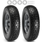 VEVOR Solid PU Run-Flat Tire Wheel, 10&quot;, 2-Pack, 180 lbs Dynamic Load, 220 lbs Static Load, Flat Free Tubeless ελαστικά και τροχοί για χειροκίνητο καρότσι, κούκλες, ρυμουλκούμενα κήπου, διάφορα καρότσια