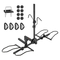 Βάση ποδηλάτου VEVOR Hitch Mount Bike Rack, στυλ πλατφόρμας 2 ποδηλάτων, 160 LBS Max Capacity Bike Rack Hitch για δέκτη 2 ιντσών, τιτλοδοτούμενο και αναδιπλούμενο φορέα ποδηλάτου με ελαστικά πλάτους έως 5&quot;, για αυτοκίνητο, SUV, φορτηγό, RV, Ορθογώνια διασύνδεση
