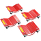 VEVOR Wheel Dolly Heavy-Duty ελαστικό αυτοκινήτου Stake Vehicle Moving Dolly 8000 lbs 4 Pack