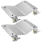 VEVOR 2Pcs Tire Wheel Dollies, 1500Lbs/680KG Tire Skates Wheel Car Van Positioning Dolly Trolley Ball Bearings Recovery Jack Auto Repair Moving