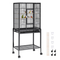 VEVOR 54 ιντσών Standing Large Bird Cage Carbon Steel Flight Bird Cage Rolling
