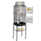 VEVOR Large Bird Cage 62 σε Rolling Metal Parakeet Cage for Cockatiels Parrot