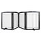 VEVOR Free Standing Dog Gate 32x96,5 ιντσών Ανεξάρτητη πύλη για κατοικίδια πτυσσόμενη καφέ