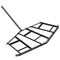 VEVOR Driveway Drag, 84&quot; Width Tow Behind Drag Harrow, Q235 Steel Driveway Grader με ρυθμιζόμενες ράβδους, υποστήριξη έως 50 lbs, Driveway Tractor Harrow για ATV, UTV, Τρακτέρ Garden Lawn