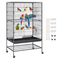 VEVOR 52 ιντσών Standing Large Bird Cage, Carbon Steel Flight Bird Cage for Parakeets, Cockatiels, Paparots, Macaw with Rolling Stand και Tray