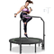 VEVOR 52&quot; Πτυσσόμενο Mini Fitness Trampoline Adults Exercise Rebounder with Handle