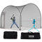 VEVOR Baseball Batting Cage, Softball και Baseball Batting Cage Net and Frame, Practice Portable Cage Net with Carry Bag, Heavy Duty Enclosed Pitching Cage, for Backyard Batting Hitting Training, 12FT