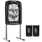 VEVOR 9 Hole Baseball Net, 21&quot;x29&quot; Softball Baseball Training Equipment for Hitting Pitching Practice, Heavy Duty Height Adjustable Trainer Aid with Strike Zone &amp; 4 Ground Stakes, για νέους ενήλικες
