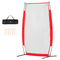 VEVOR I Screen Baseball για Batting Cage, 7x4 ft Baseball &amp; Softball Screen Safety, Body Protector Φορητή οθόνη κτυπήματος με Carry Bag &amp; Ground Stakes, Baseball Pitching Net for Pitchers Protection