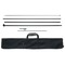 VEVOR Feather Flag Pole Kit Swooper Flag Pole Set 16,3 ft with A Ground Stake