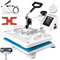 VEVOR Heat Press 12 X 15 Inch 5 in 1 Heat Press Machine 1250W Heat Press Swing Away White Heat Press T-Shirt Printer Sublimation Transfer 360 μοιρών Περιστροφή για καπέλο και μπλουζάκια παπούτσια DIY