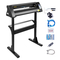VEVOR Vinyl Cutter 28 Inch Vinyl Cutter Machine 720mm Paper Feed Vinyl Plotter Cutter Machine με στιβαρή βάση δαπέδου για κοπή χαρτιού μαύρο