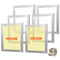 VEVOR Screen Printing Kit Μεταξωτό Πλαίσιο Μεταξοτυπίας 18x20in 160 Count Mesh 6τμχ