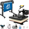 Μηχανή μεταφοράς θερμότητας VEVOR 5 σε 1 38x38cm με Vinyl Cutter Plotter Machine Kit Art Craft Printer Sublimation (34&quot;/870mm)