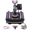 VEVOR 5 in 1 Heat Press Machine 12x15 in 30oz T-Shirts Tumbler Press Μαύρο+ροζ