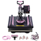 VEVOR 8 in 1 Heat Press Machine 12x15 in 30oz T-Shirts Tumbler Press Μαύρο+ροζ