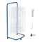 VEVOR Art Drying Rack 25 Removable Shelves Paint Drying Rack with Wheels Blue