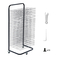 VEVOR Art Drying Rack 25 Removable Shelves Paint Drying Rack with Wheels Black