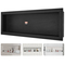 VEVOR ντουζιέρα έτοιμη για πλακάκια 40,64 x 127 cm, μονό ράφι οργάνωσης, τετράγωνες γωνίες επιτοίχια εσοχή, σφραγισμένη προστασία μοντέρνα θέση αποθήκευσης σαπουνιού για μπάνιο ντους, μαύρο