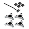 VEVOR Furniture Dolly 4 τμχ Ατσάλινο Σετ Tri-dolly Furniture Mover 440 lbs Χωρητικότητα