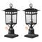 VEVOR 2 υπολογιστές Dusk to Dawn Outdoor Lamp Post Light Fixture 400 mm Pole Pier Mount